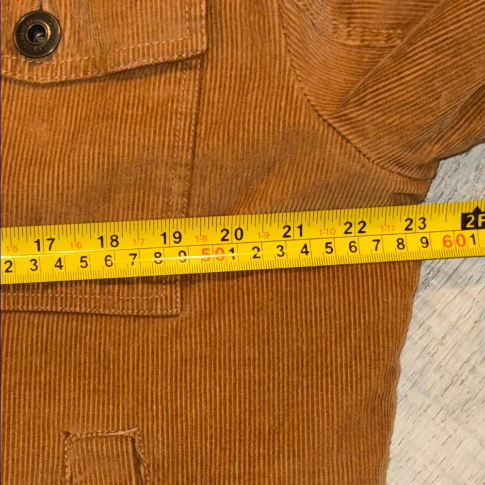 Lucky Brand Tan Corduroy Jacket with Cream Collar - Picture 10 of 12
